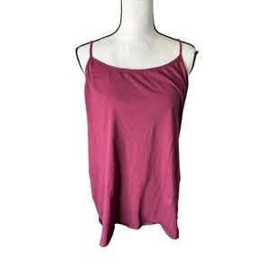 American Eagle Outfitters Burgundy Spaghetti Strap Camisole Tank Top XL TG